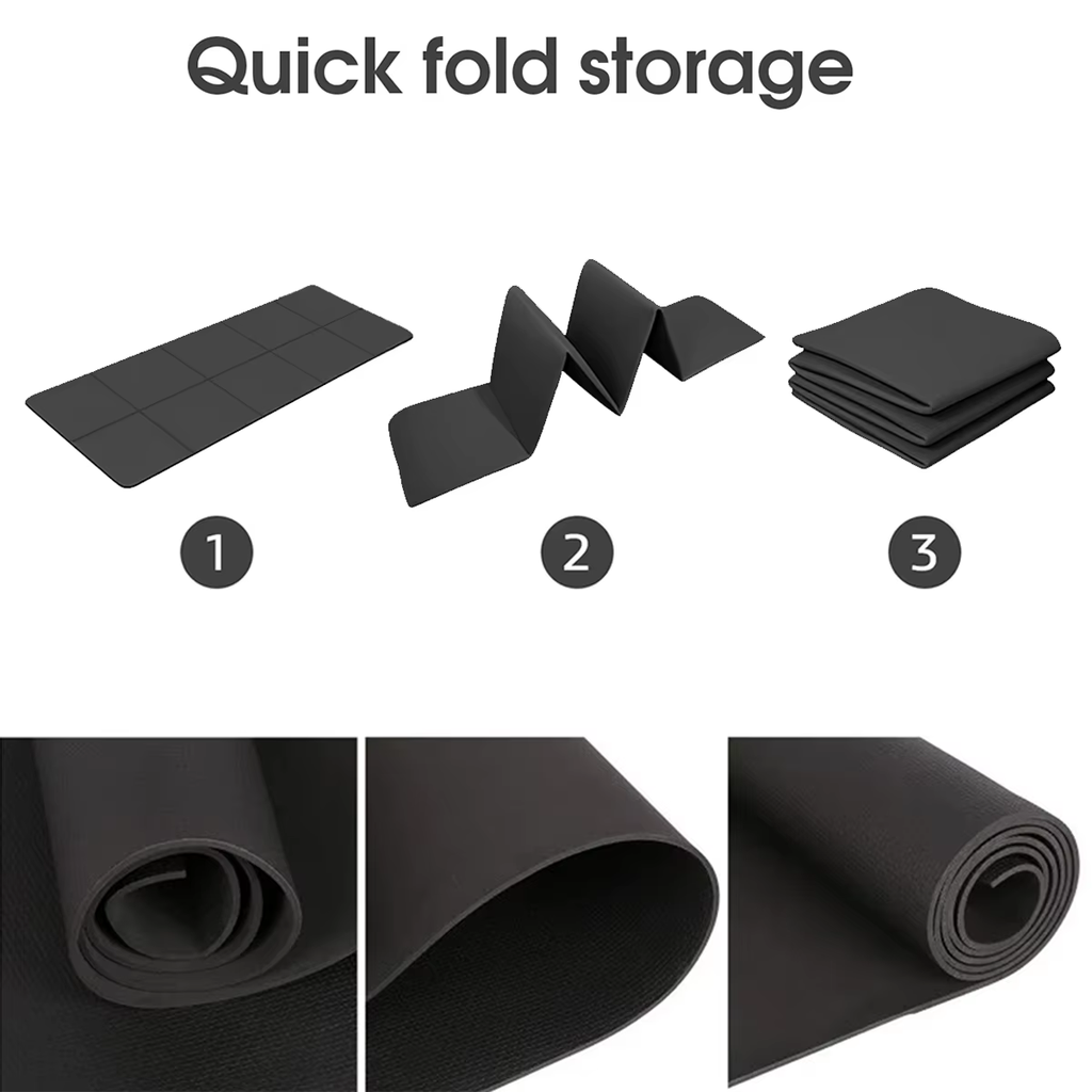 Lindora Yoga Mat Sports Fitness EVA Comfortable Foam 4mm Thick Yoga Mat Sports Yoga and Pilates Gymnastics Mat