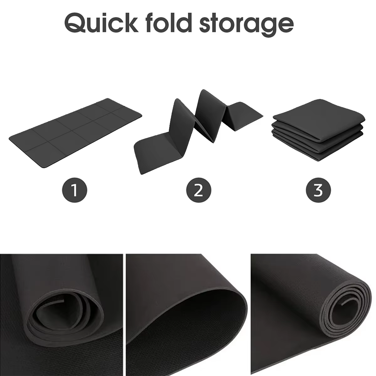 Lindora Yoga Mat Sports Fitness EVA Comfortable Foam 4mm Thick Yoga Mat Sports Yoga and Pilates Gymnastics Mat