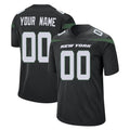 RedF Custom NY.Jets Black Home Game Any Name & Numbers Stitched Jerseys