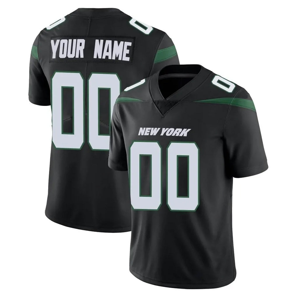 RedF Custom NY.Jets Black Limited Vapor Home Game Any Name & Numbers Stitched Jerseys