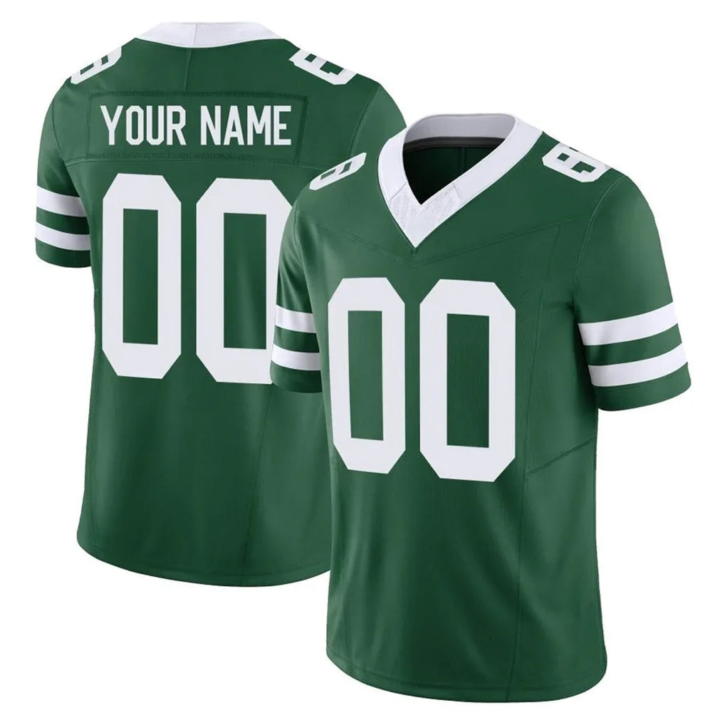 RedF Custom NY.Jets Green Legacy Limited Vapor F.U.S.E. Home Game Any Name & Numbers Stitched Jerseys