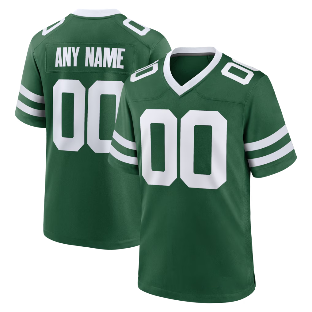RedF Custom NY.Jets Legacy Green Game Stitched Jerseys