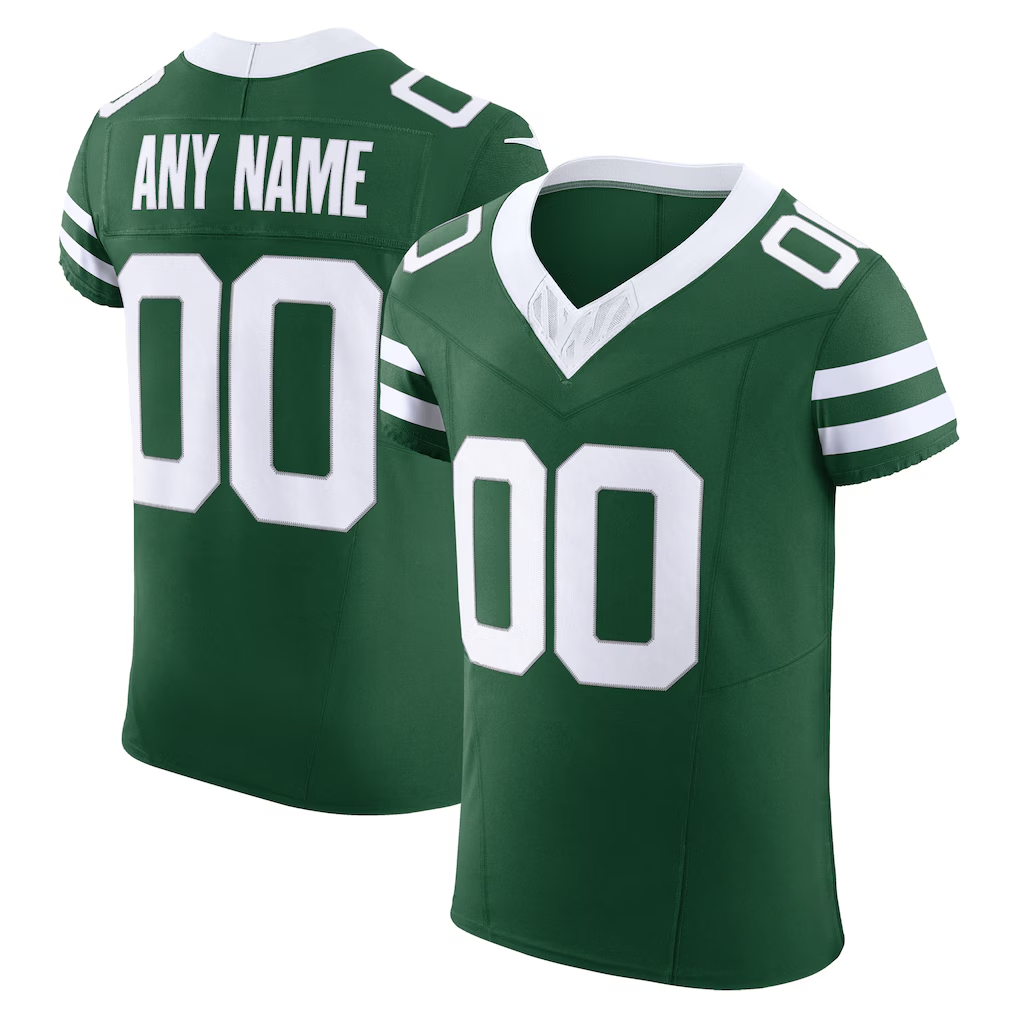 RedF Custom NY.Jets Legacy Green Vapor F.U.S.E. Elite Stitched Jerseys