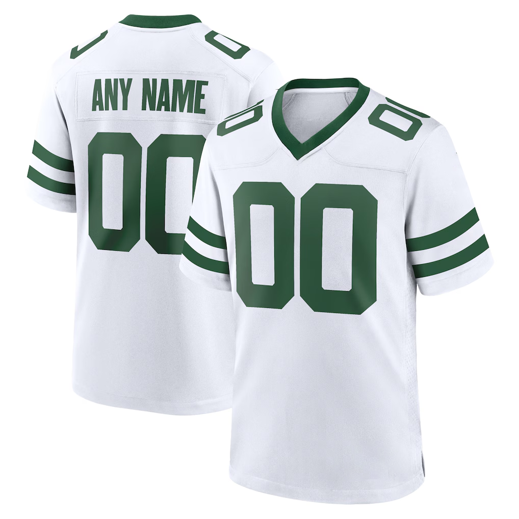 RedF Custom NY.Jets Legacy White Alternate Game Stitched Jerseys