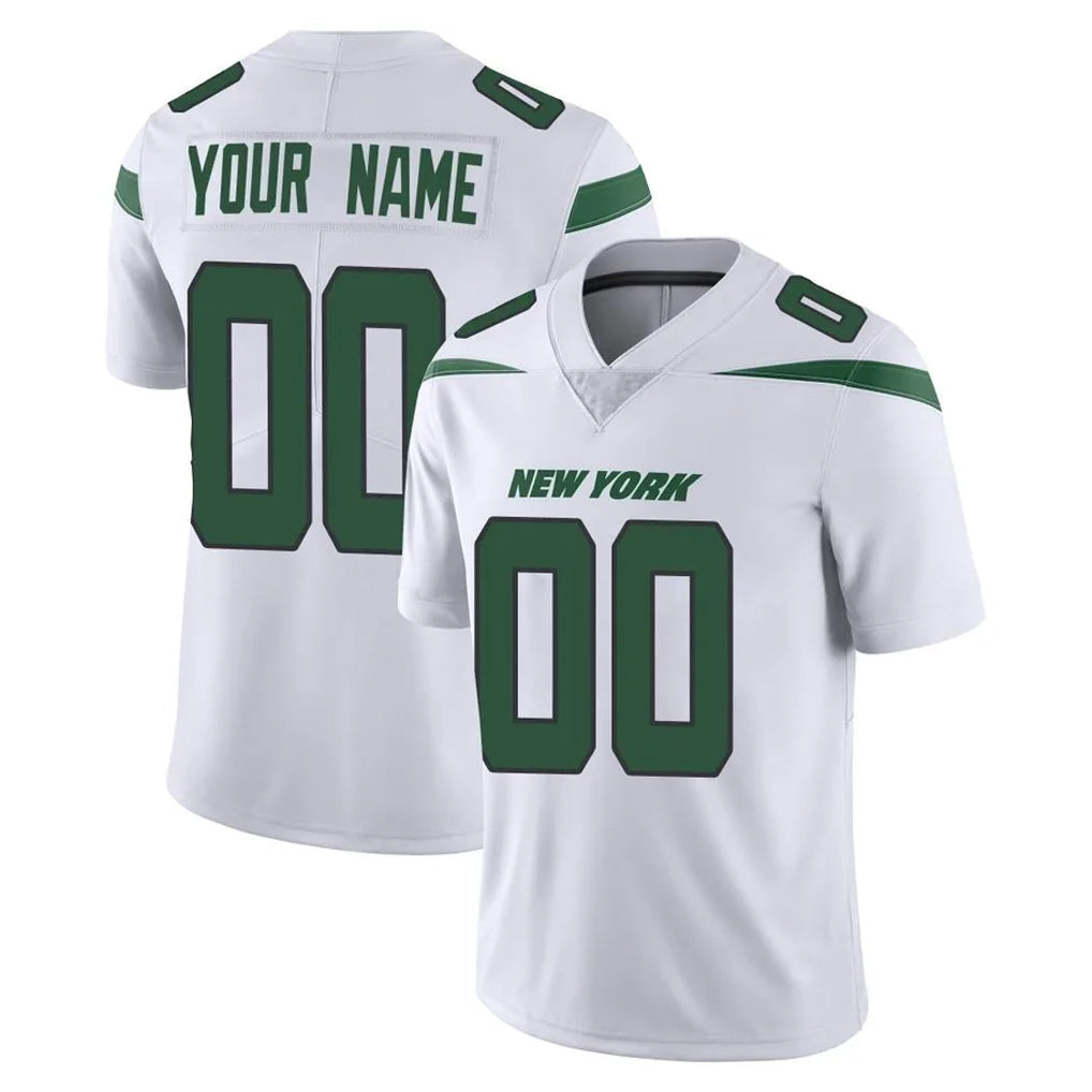 RedF Custom NY.Jets White Spotlight Limited Vapor Home Game Any Name & Numbers Stitched Jerseys