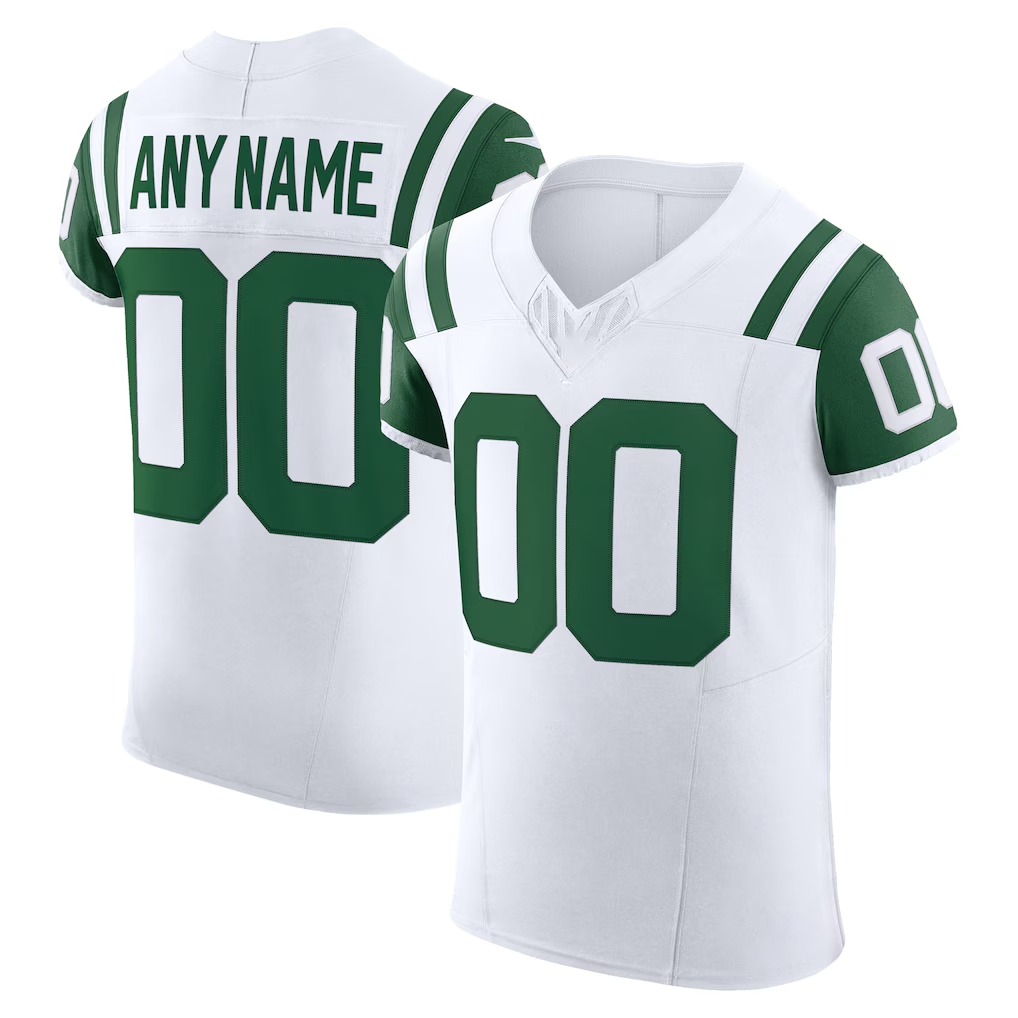 RedF Custom NY.Jets White Vapor F.U.S.E. Elite Stitched Jerseys