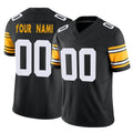 Lindora Custom P.Steelers Black Limited Alternate Vapor F.U.S.E. Home Game Any Name & Numbers Stitched Jerseys