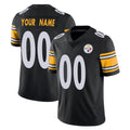 Lindora Custom P.Steelers Black Limited Vapor Untouchable Home Game Any Name & Numbers Stitched Jerseys