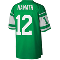 RedF NY.Jets #12 Joe Namath Mitchell & Ness Kelly Green Legacy Replica Puhic Stitched Jerseys