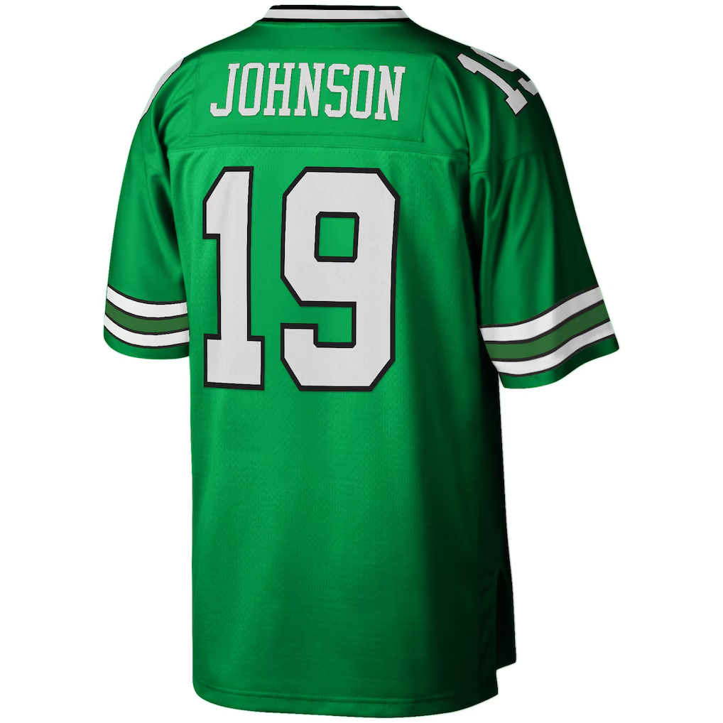 RedF NY.Jets #19 Keyshawn Johnson Mitchell & Ness Kelly Green Legacy Replica Puhic Stitched Jerseys