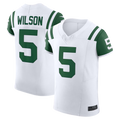 RedF NY.Jets #5 Garrett Wilson White Classic Alternate Vapor F.U.S.E. Elite Stitched Jerseys