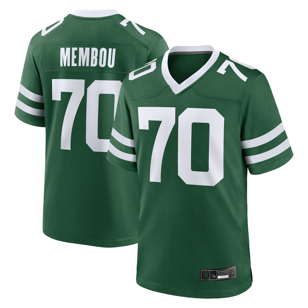RedF NY.Jets #70 Armand Membou Green Team Game Stitched Jerseys