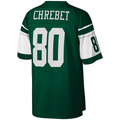 RedF NY.Jets  #80 Wayne Chrebet Mitchell & Ness Green Legacy Replica Stitched Jerseys