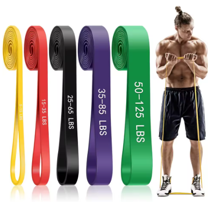Lindora Pull Up Assistance Bands, 5-Level Resistance Bands for Working Out, Pull Up Bands for Men & Women, Exercise Bands for Full-Body