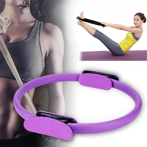 Lindora 1Pcs Yoga Pilates Ring Non-slip Sports Resistance Ring Fitness Shaping Ring Pelvic Floor Muscle Training Fitness Yoga Equipment